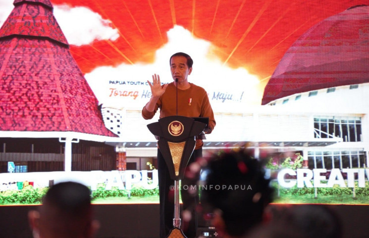 Resmikan Papua Youth Creative Hub  *Jokowi : Ini Ruang Pemberdayaan dan Peningkatan SDM Anak Muda